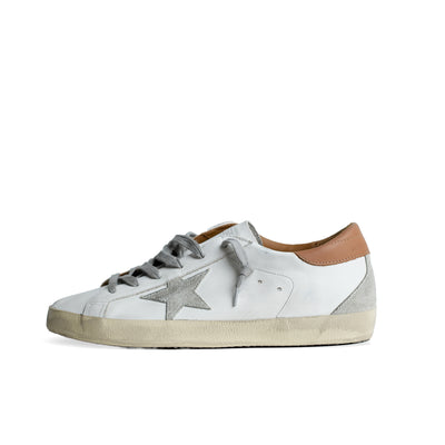 Golden Goose Super Star White Ice Light Brown Wmns