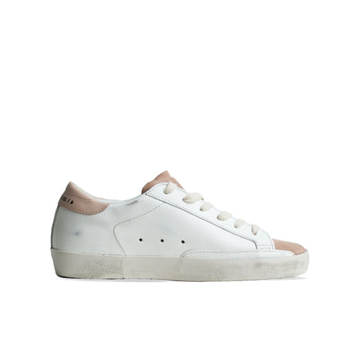 Golden Goose Super Star Milk Pink Dark Blue Wmns