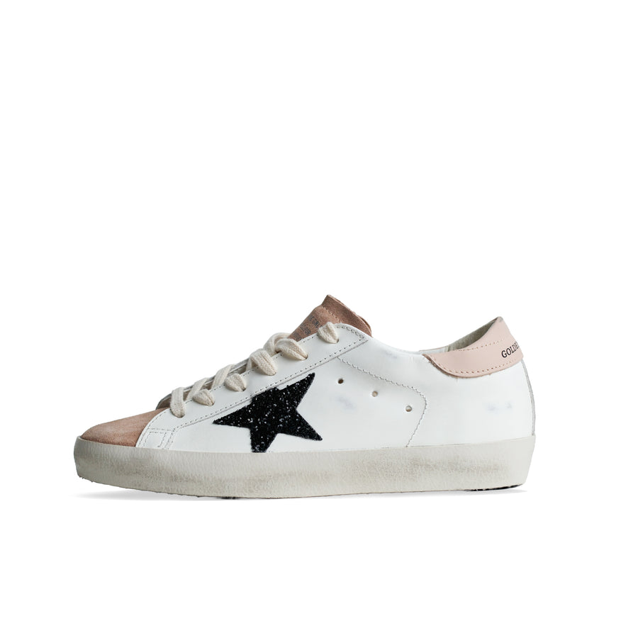 Golden Goose Super Star Milk Pink Dark Blue Wmns