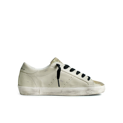 Golden Goose Super Star Light Beige Dark Red Wmns