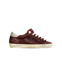 Golden Goose Super Star Burgundy Off White Wmns