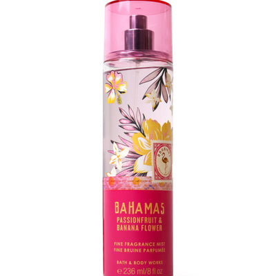 Bath & Body Works Bahamas Passionfruit and Banana Flower Mist 8fl oz 236ML