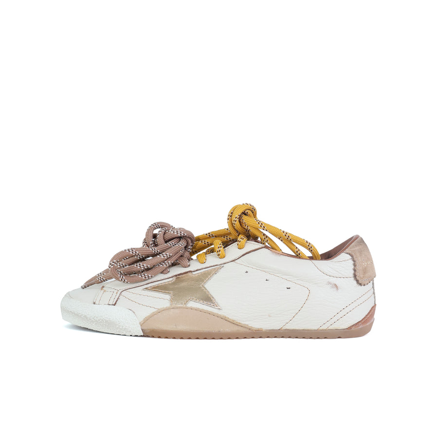 Golden Goose True Star White Gold Beige