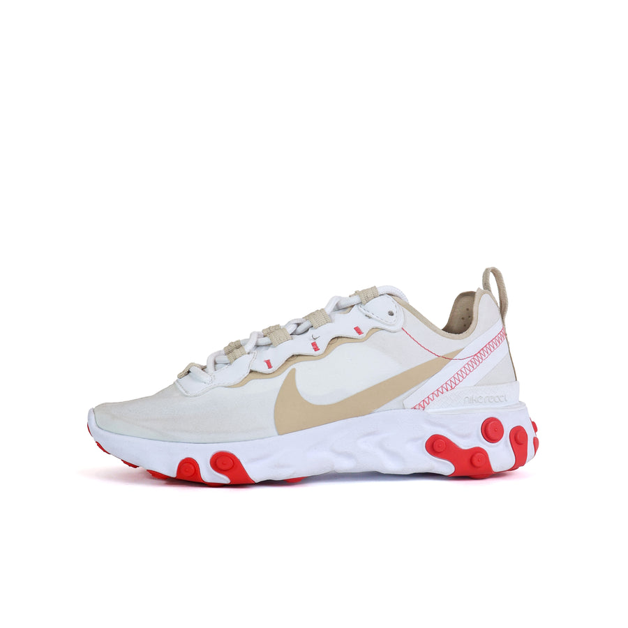 Wmns Nike React Element 55 White Desert Ember