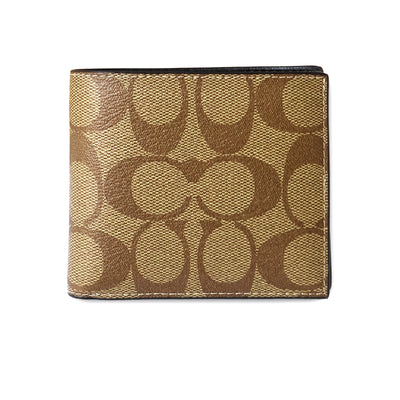 Coach Canvas Monogram Wallet