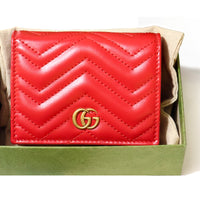 Gucci Marmont Mateless Wallet Pink