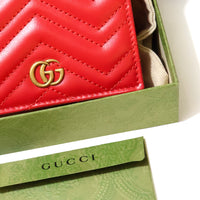 Gucci Marmont Mateless Wallet Pink