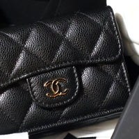 Chanel Wallet Leather Black