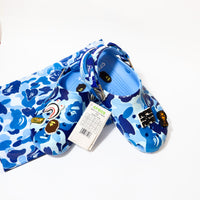 Bape X Crocs Classic Clogs Blue Camo