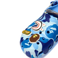 Bape X Crocs Classic Clogs Blue Camo
