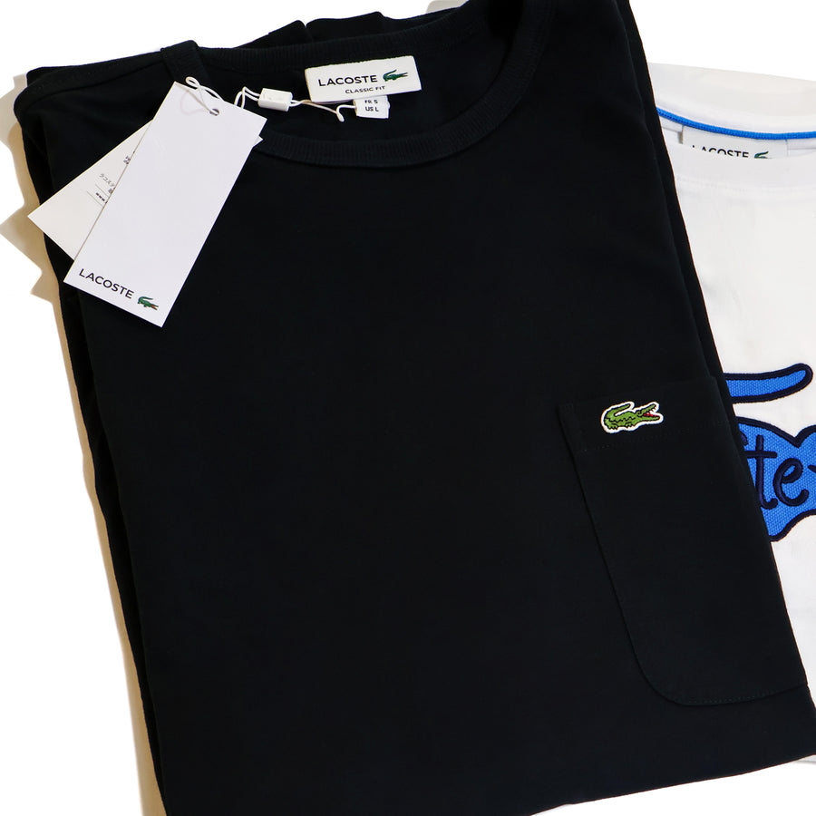 Lacoste Pocket Tee Black