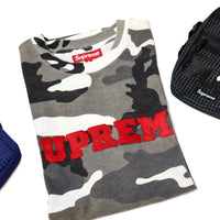 Supreme Collegiate S/S Top Snow Camo
