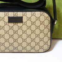 Gucci Sling Camera Bag Monogram Brown Small