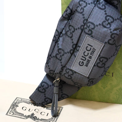 Gucci GG Ripstop Nylon Belt Bag grey