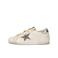 Golden Goose White Silver Glitter Wmns