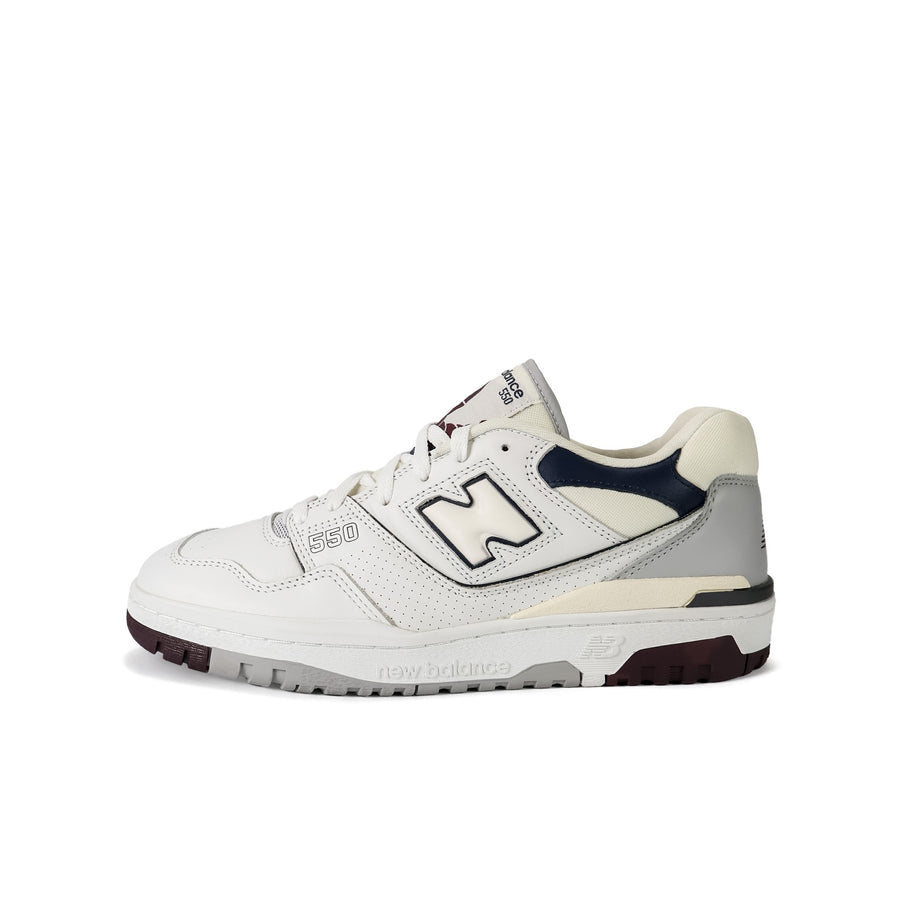 New Balance 550 White Natural Indigo Burgundy