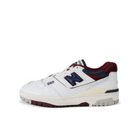 New Balance 550 White Navy NB Burgundy