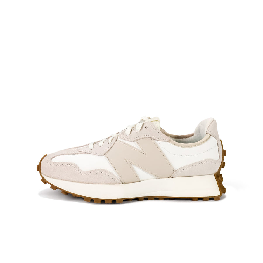 New Balance 327 Beige White Gum Pink Wmns