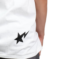 Bape Bathing Ape x Atmos College Tee White