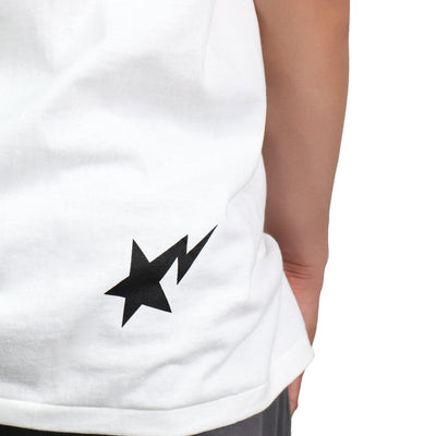 Bape Bathing Ape x Atmos College Tee White