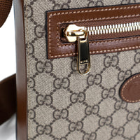 Gucci Sling Bag Monogram Leather Brown Small