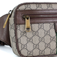 Gucci Belt Bag Brown Monogram Stripes