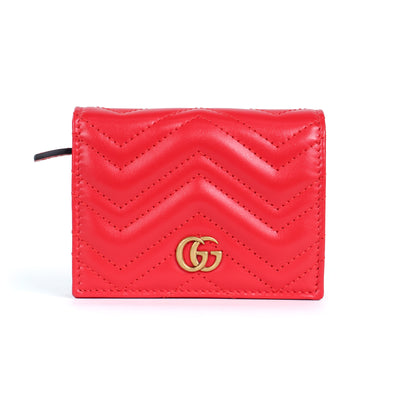 Gucci Marmont Mateless Wallet Pink