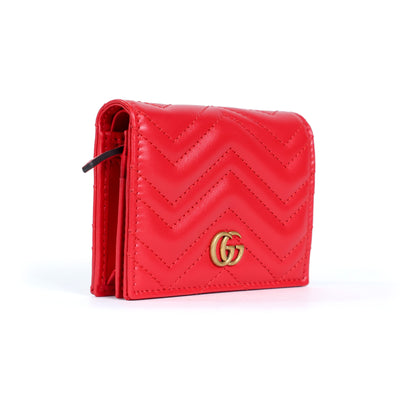 Gucci Marmont Mateless Wallet Pink