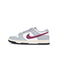 Dunk Low Grey White Red Wmns