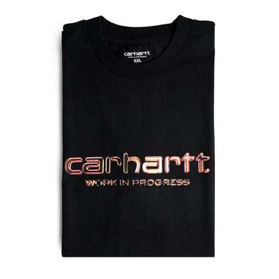Carhartt Solar Chrome Script T-Shirt Black